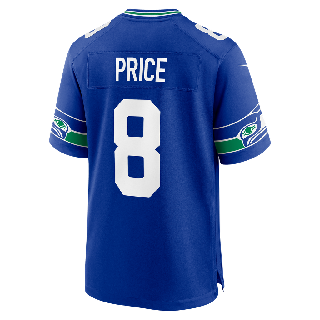 Seattle Seahawks Jadarian Price Royal Alternate Game Jersey