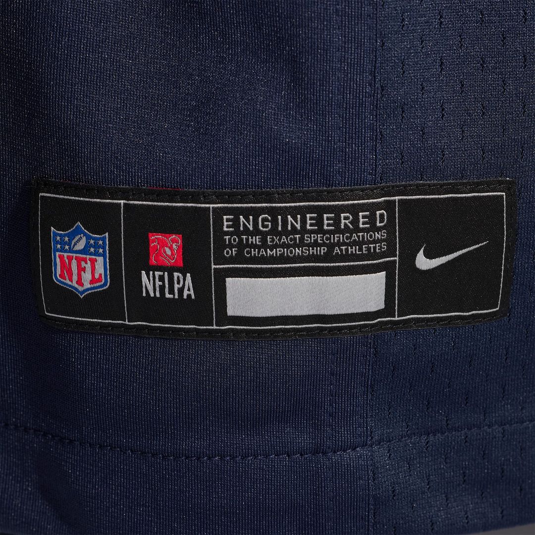 Chicago Bears Case Keenum Navy Team Game Jersey