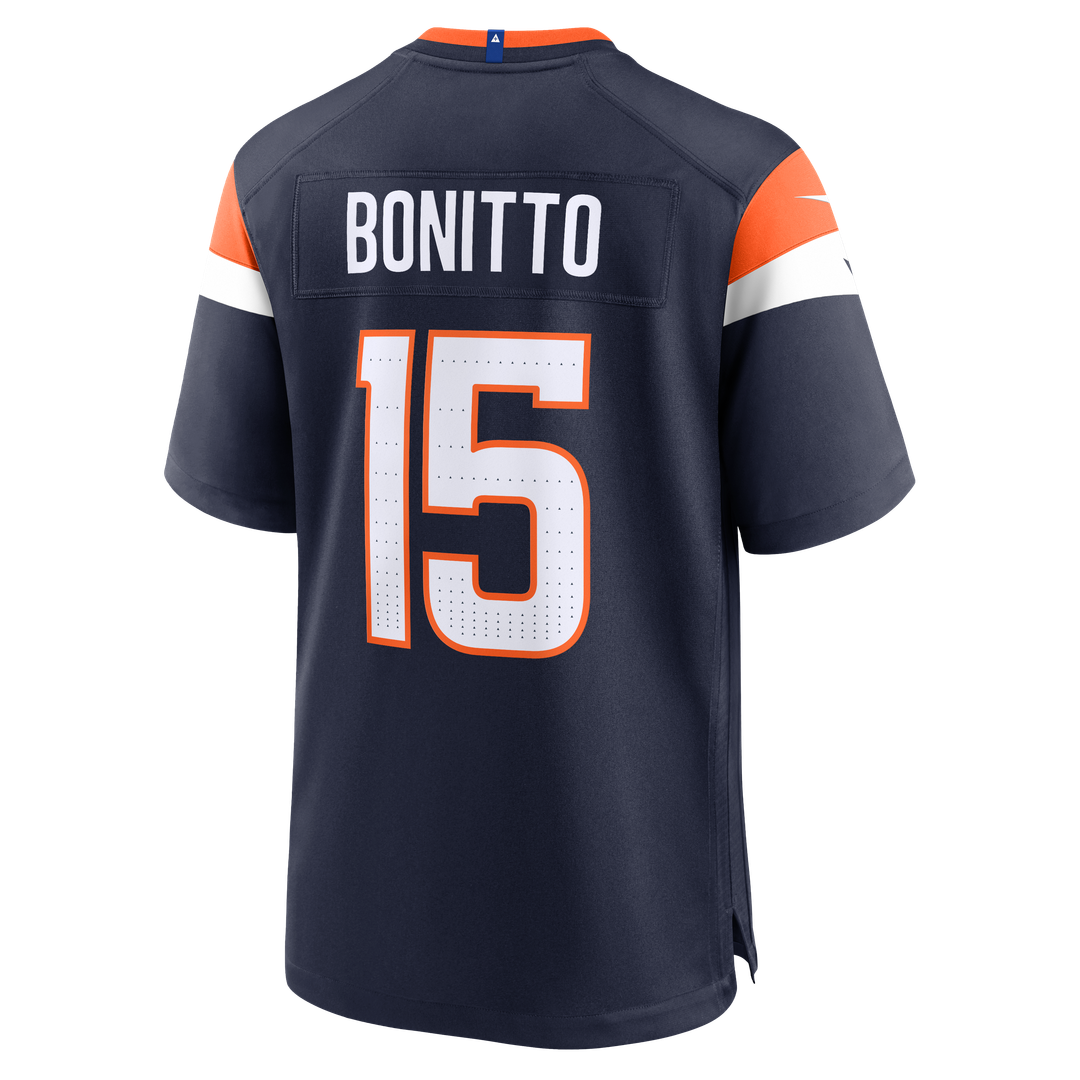 Denver Broncos Nik Bonitto Navy Alternate Game Jersey
