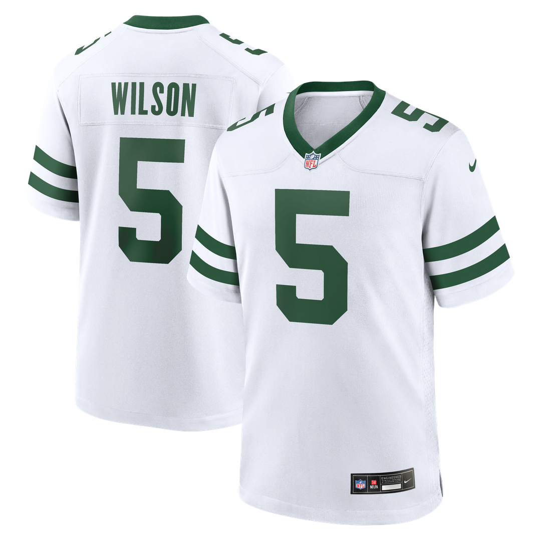 New York Jets Garrett Wilson Legacy Black Alternate Game Jersey