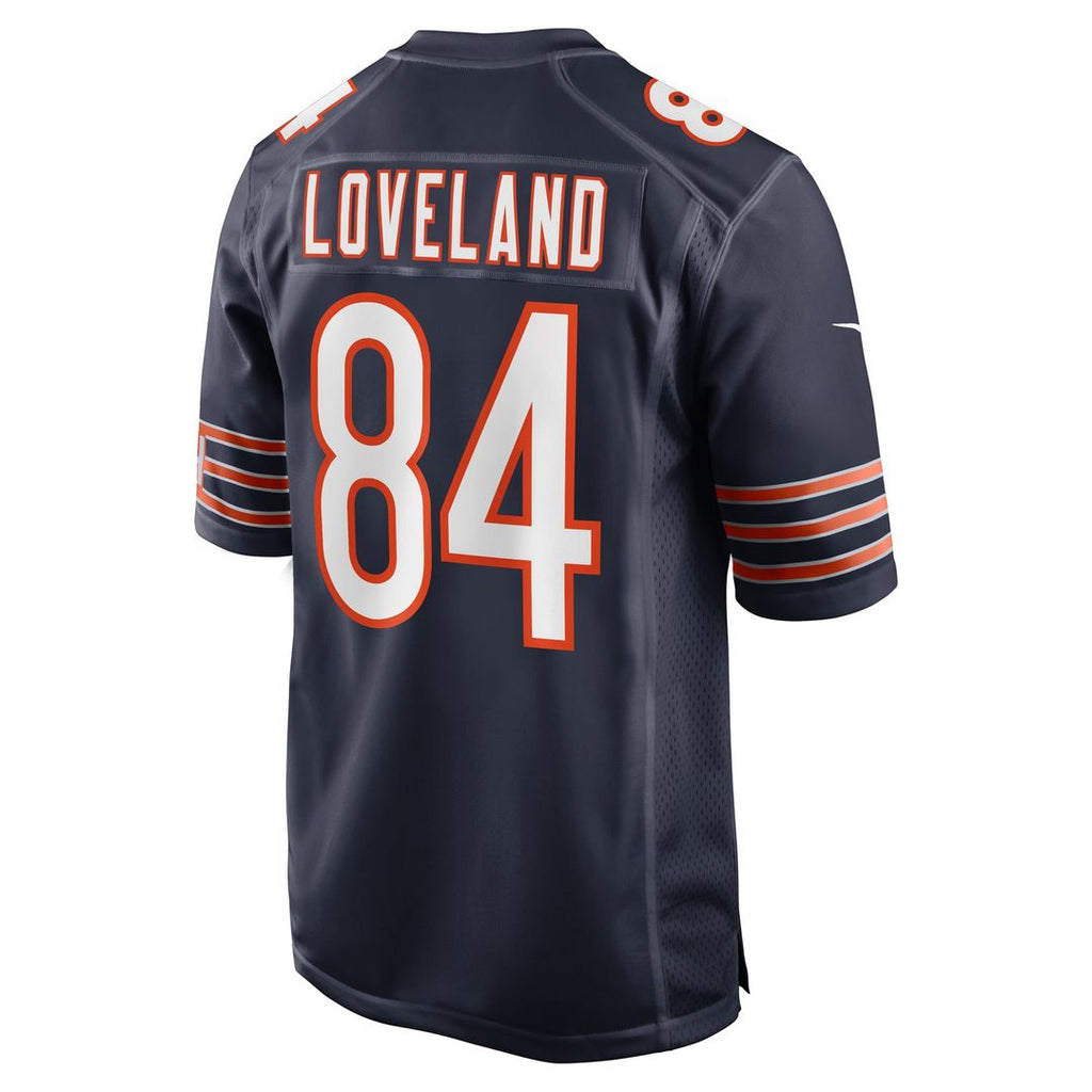 Chicago Bears Colston Loveland Navy Team Game Jersey