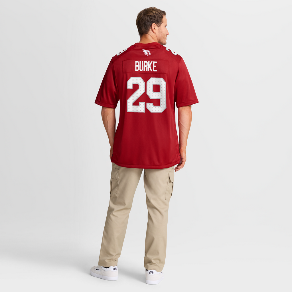 Arizona Cardinals Denzel Burke Cardinal Team Game Jersey