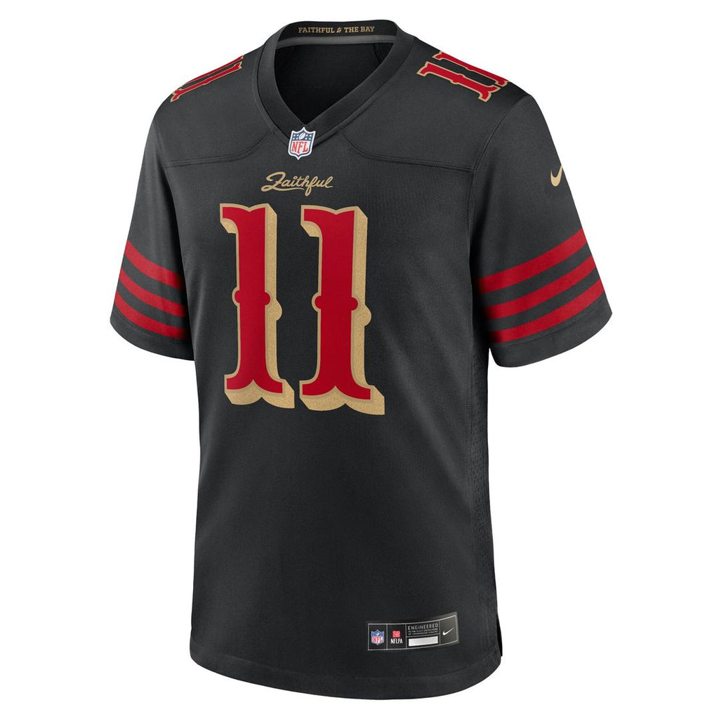 San Francisco 49ers Brandon Aiyuk Black Rivalries Collection Game Jersey