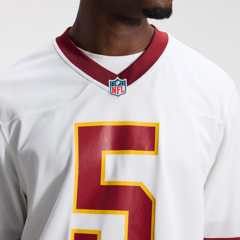 Washington Commanders Jayden Daniels White Game Super Bowl Era Jersey