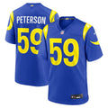 Los Angeles Rams Darryl Peterson Royal Game Jersey