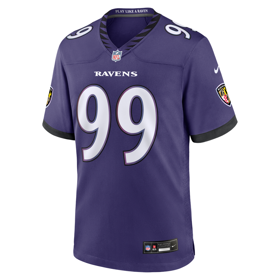 Baltimore Ravens Rayshaun Benny Purple Team Game Jersey