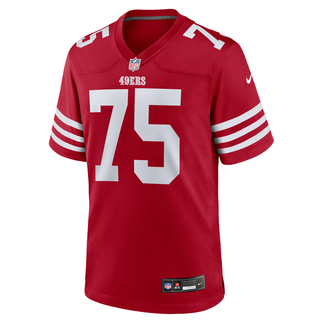 San Francisco 49ers Connor Colby Scarlet Team Game Jersey