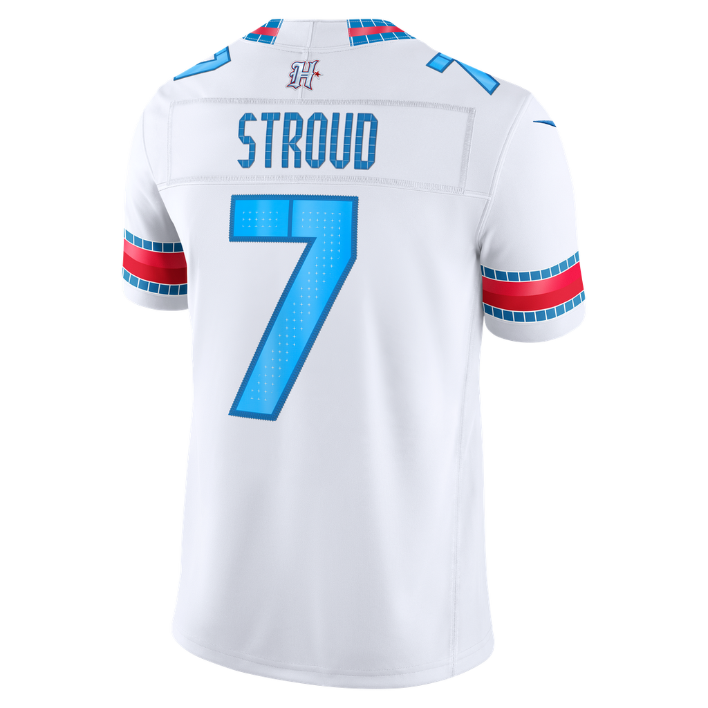 Houston Texans C.J. Stroud White 2026 Rivalries Collection Stitched Limited Jersey