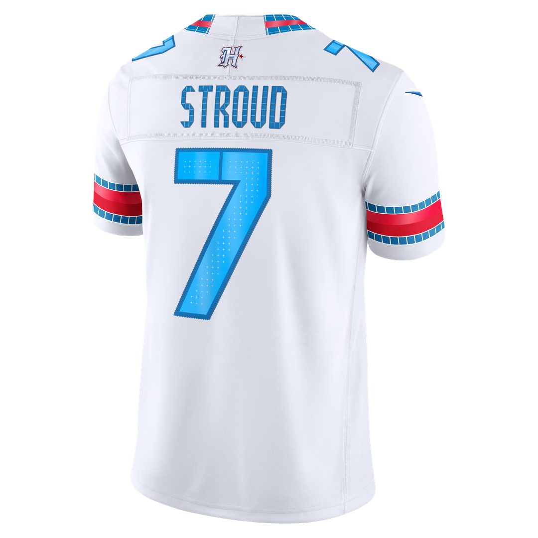 Houston Texans C.J. Stroud White 2026 Rivalries Collection Stitched Limited Jersey