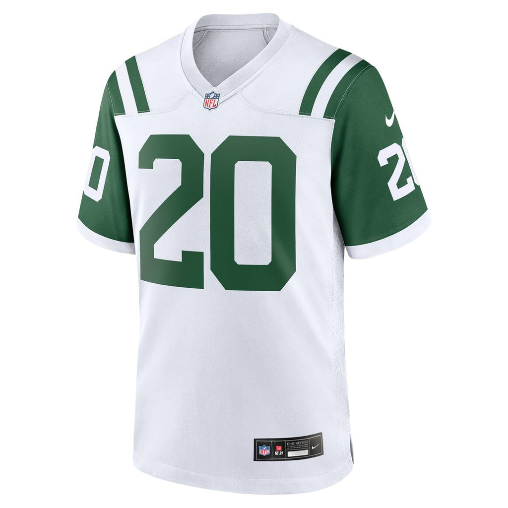 New York Jets Breece Hall White Classic Alternate Game Jersey