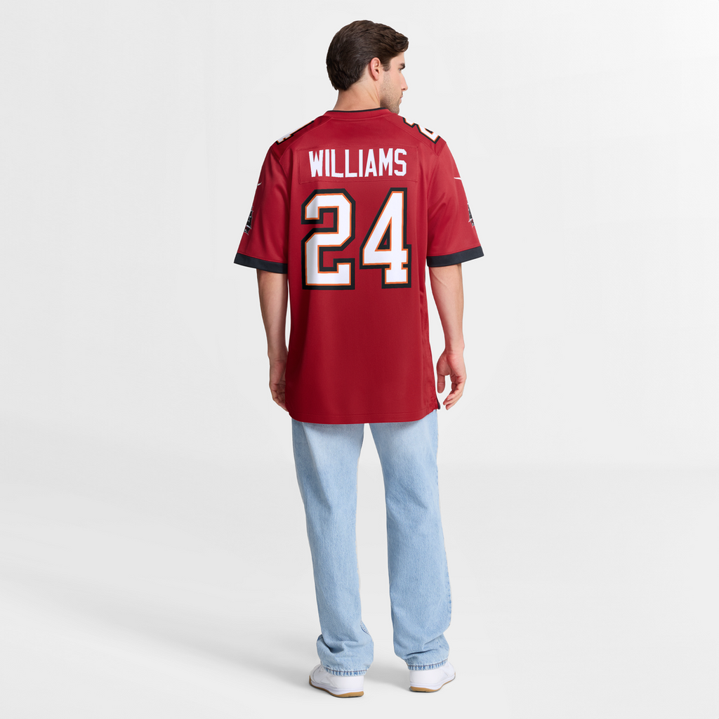 Tampa Bay Buccaneers Cadillac Williams Red Game Retired Player Jersey
