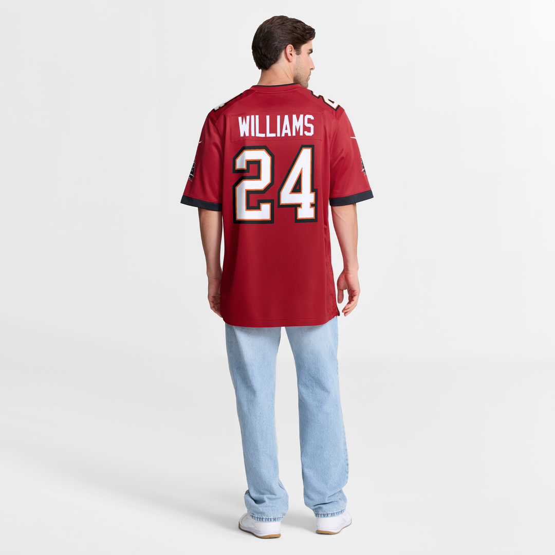 Tampa Bay Buccaneers Cadillac Williams Red Game Retired Player Jersey