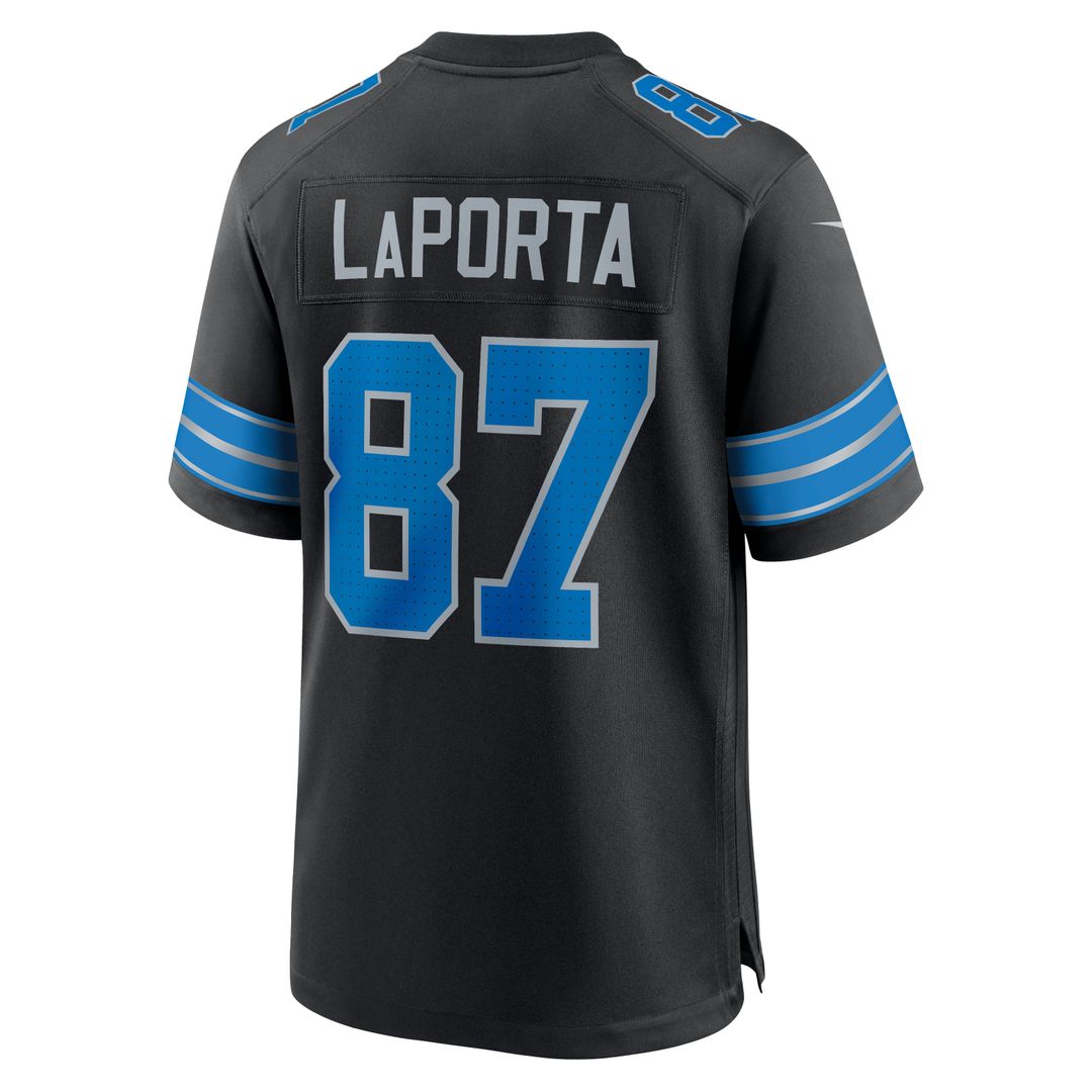 Detroit Lions Sam LaPorta Blue Game Jersey
