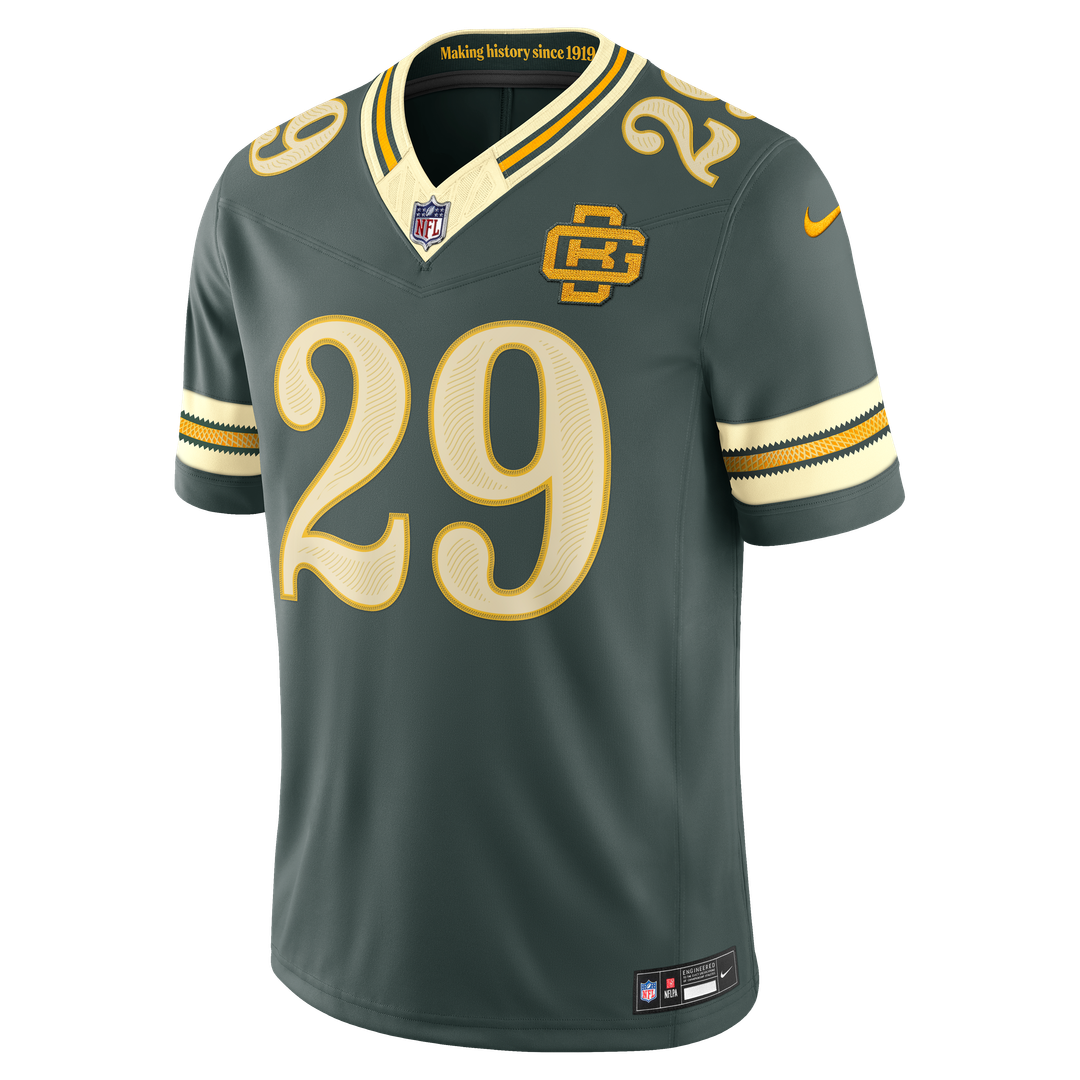 Green Bay Packers Xavier McKinney Green 2026 Rivalries Collection Stitched Limited Jersey