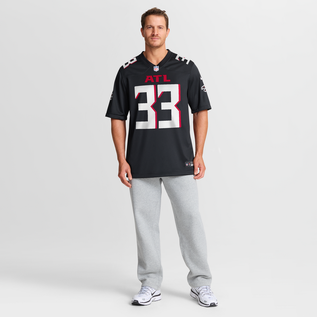 Atlanta Falcons Michael Turner Black Game Retired Player Jersey