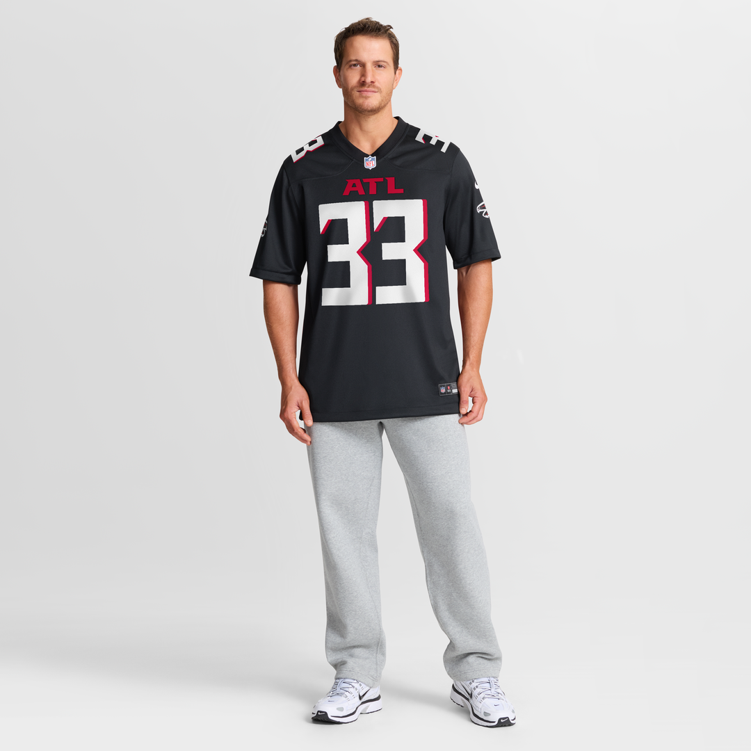 Atlanta Falcons Michael Turner Black Game Retired Player Jersey