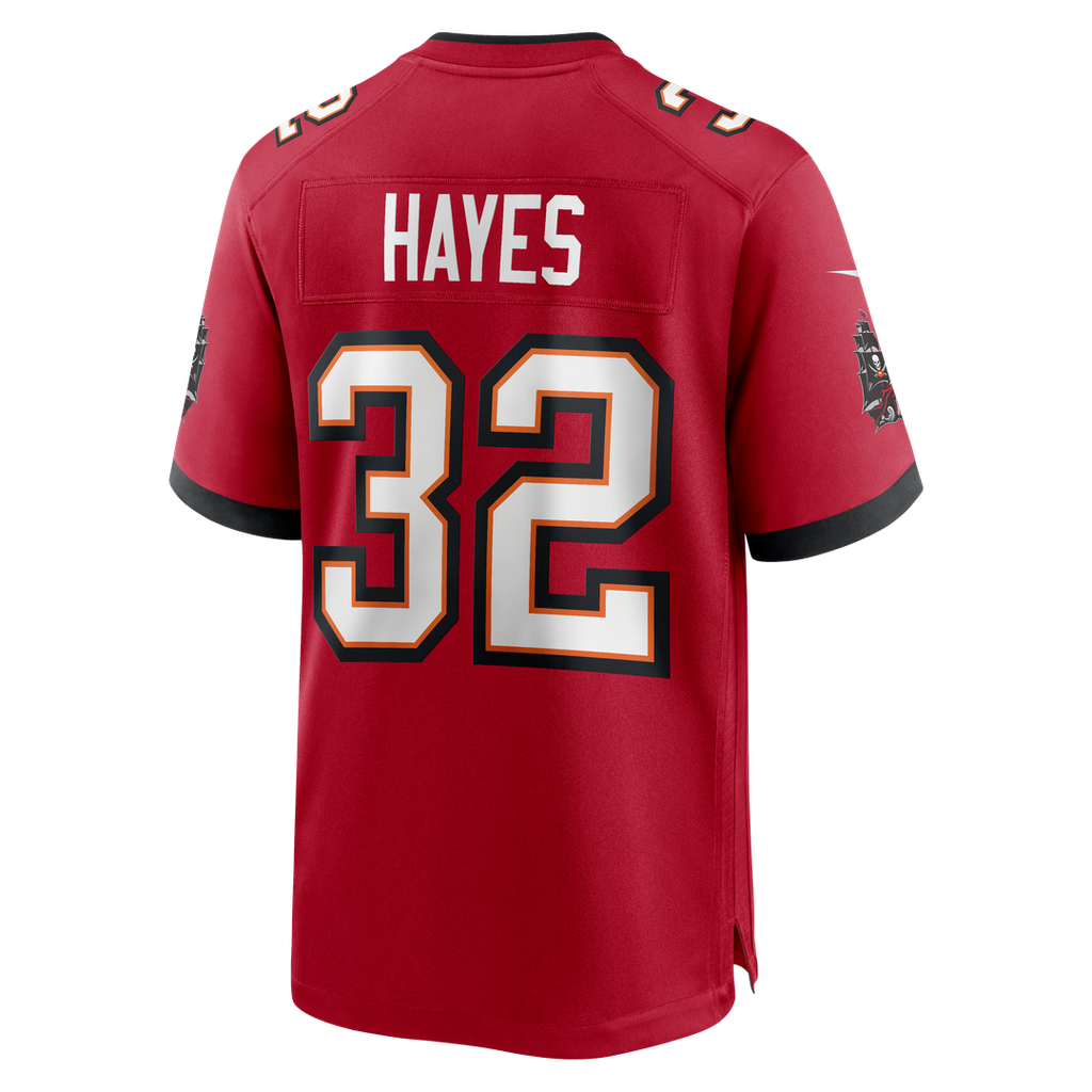 Tampa Bay Buccaneers Josh Hayes Red Game Jersey