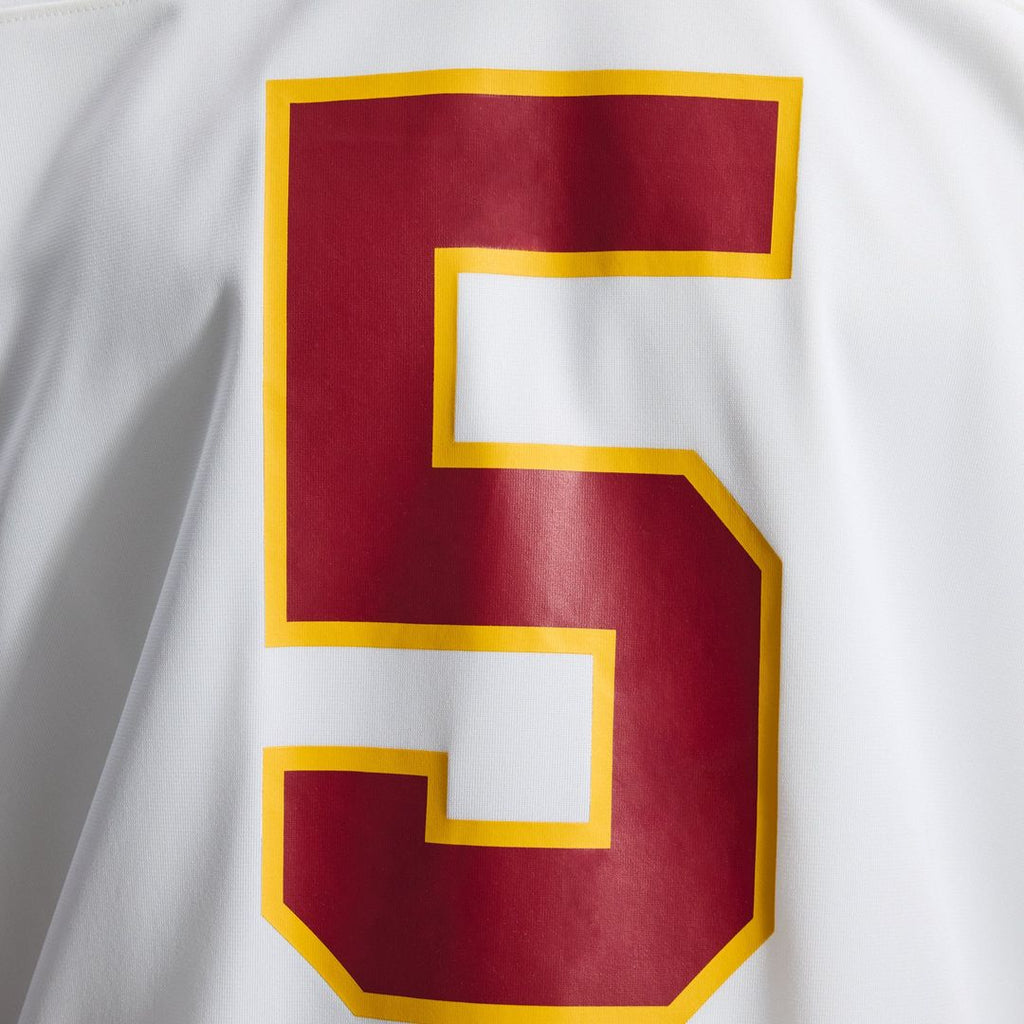 Washington Commanders Jayden Daniels White Game Super Bowl Era Jersey