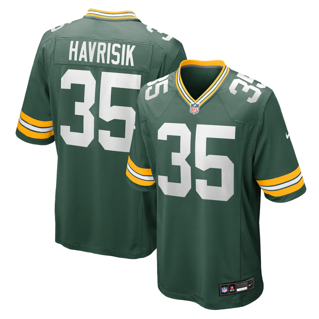 Green Bay Packers Lucas Havrisik Green Team Game Jersey