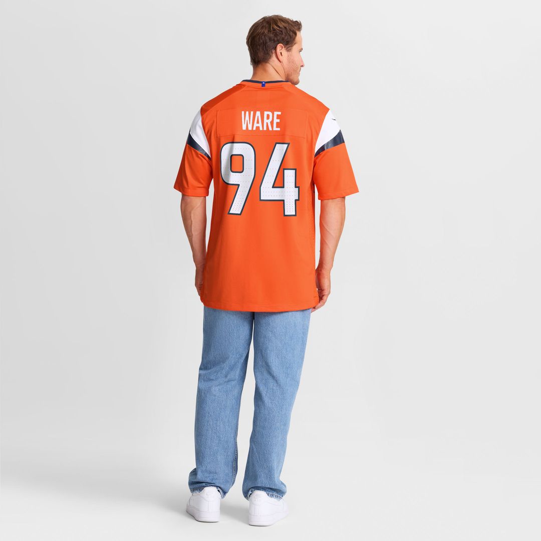 Denver Broncos DeMarcus Ware Orange Team Retired Game Jersey