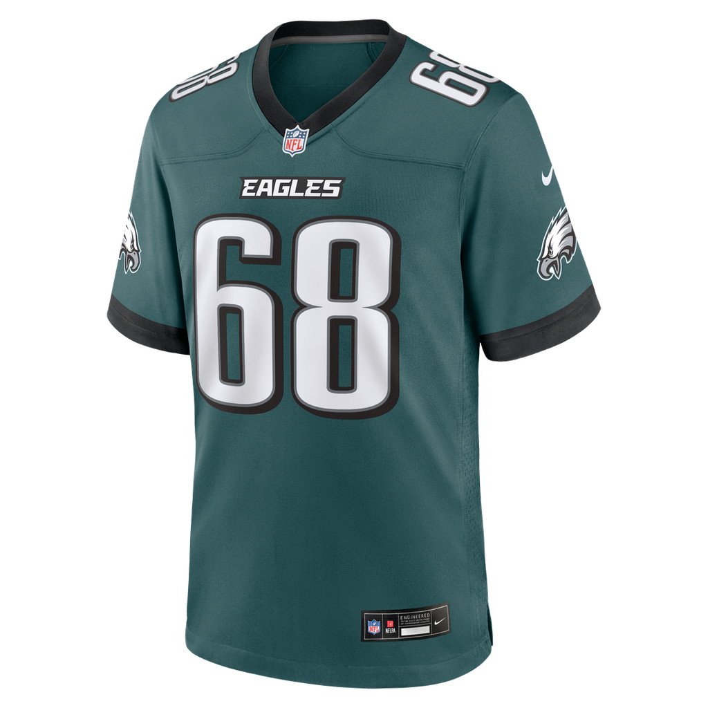 Philadelphia Eagles Jordan Mailata Midnight Green Team Game Jersey