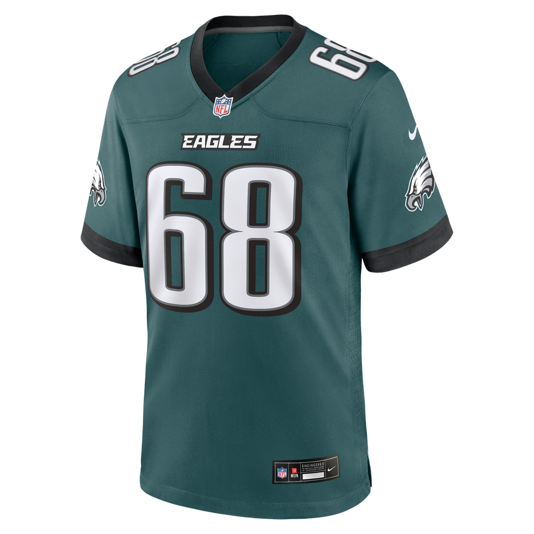 Philadelphia Eagles Jordan Mailata Midnight Green Team Game Jersey
