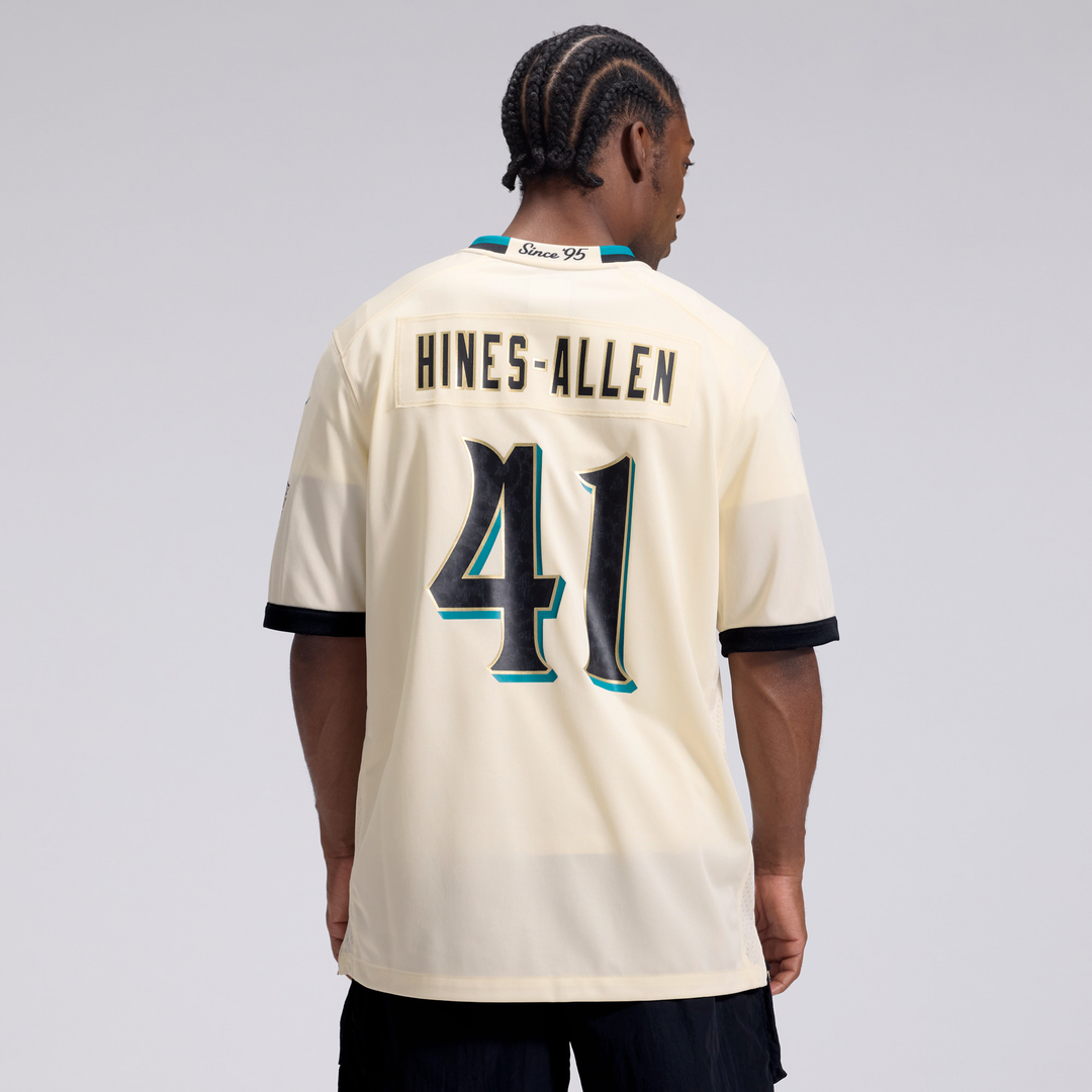 Jacksonville Jaguars Josh Hines-Allen Natural 2026 Rivalries Collection Game Jersey