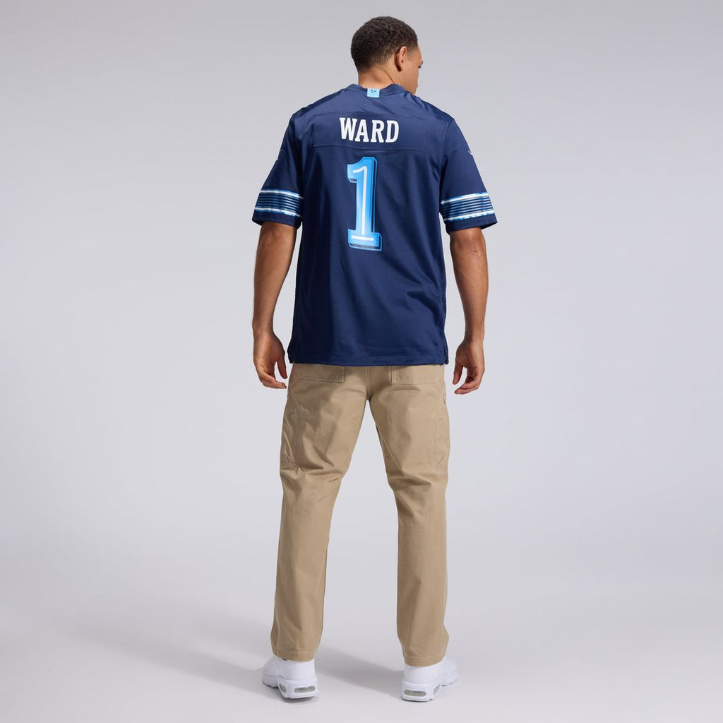 Tennessee Titans Cameron Ward Navy 2026 Rivalries Collection Game Jersey