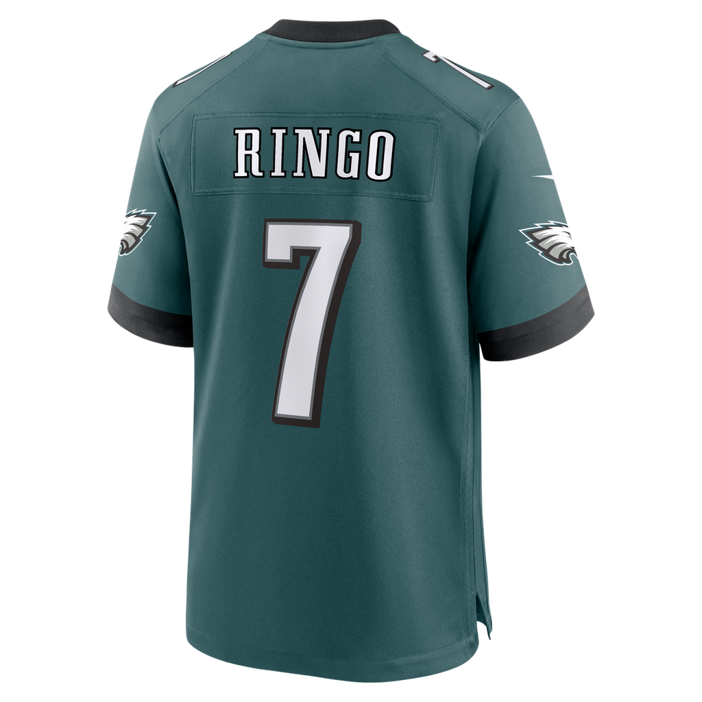Philadelphia Eagles Kelee Ringo Midnight Green Team Game Jersey