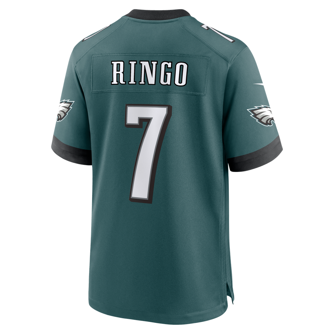 Philadelphia Eagles Kelee Ringo Midnight Green Team Game Jersey