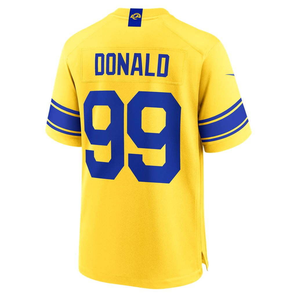 Los Angeles Rams Aaron Donald White Game Jersey