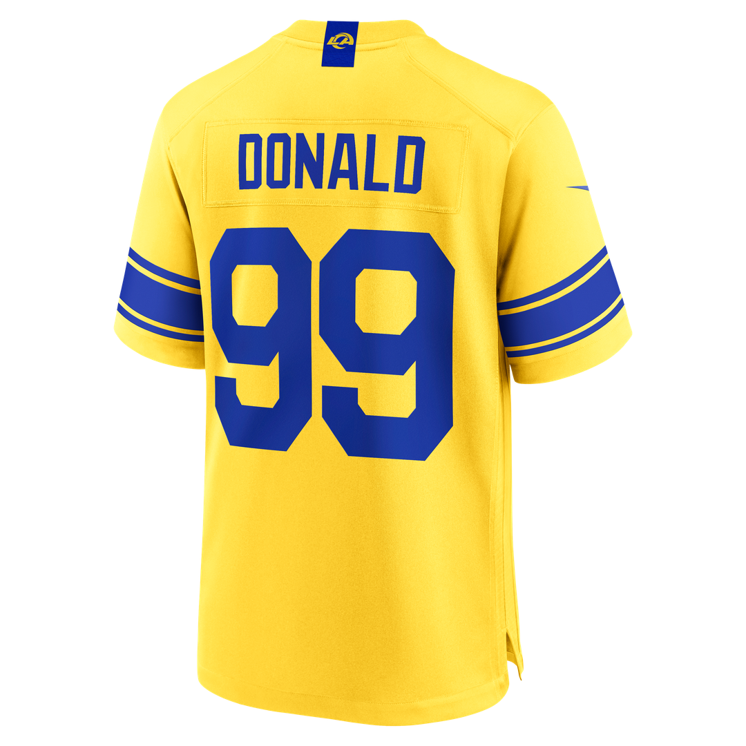 Los Angeles Rams Aaron Donald White Game Jersey