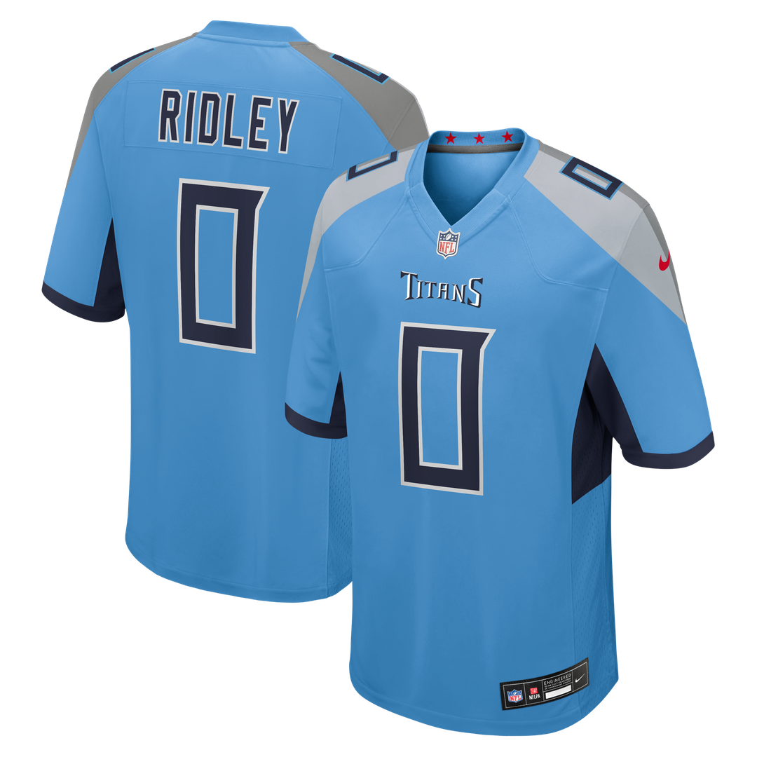 Tennessee Titans Calvin Ridley Navy Game Player Jersey