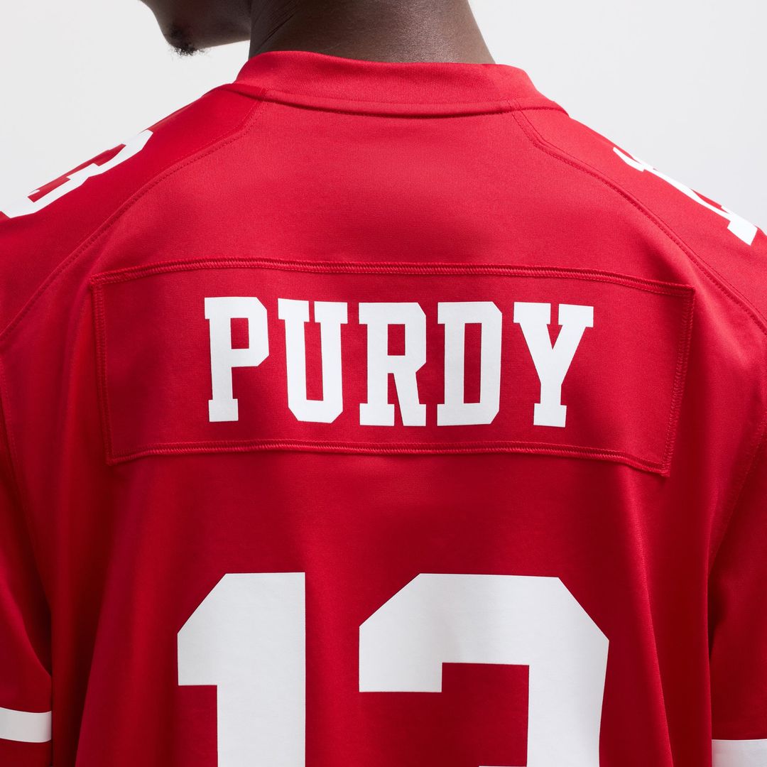 San Francisco 49ers Brock Purdy White Game Player Jersey