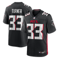 Atlanta Falcons Michael Turner Black Game Retired Player Jersey