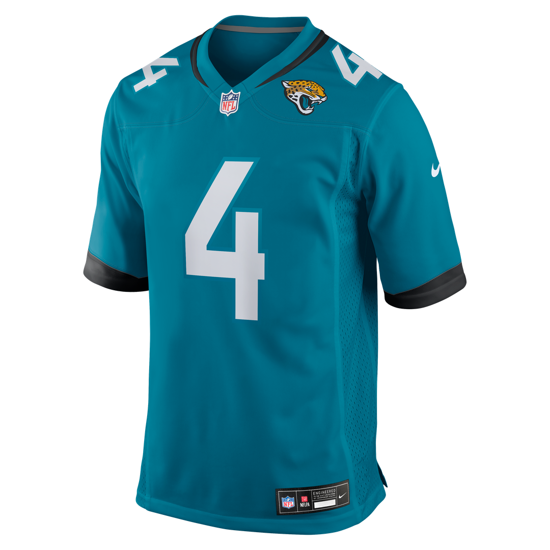 Jacksonville Jaguars Tank Bigsby Teal Game Jersey