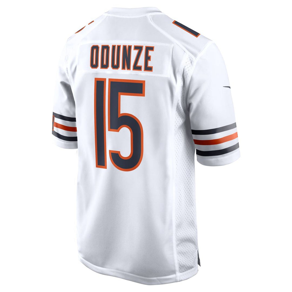 Chicago Bears Rome Odunze White Game Jersey