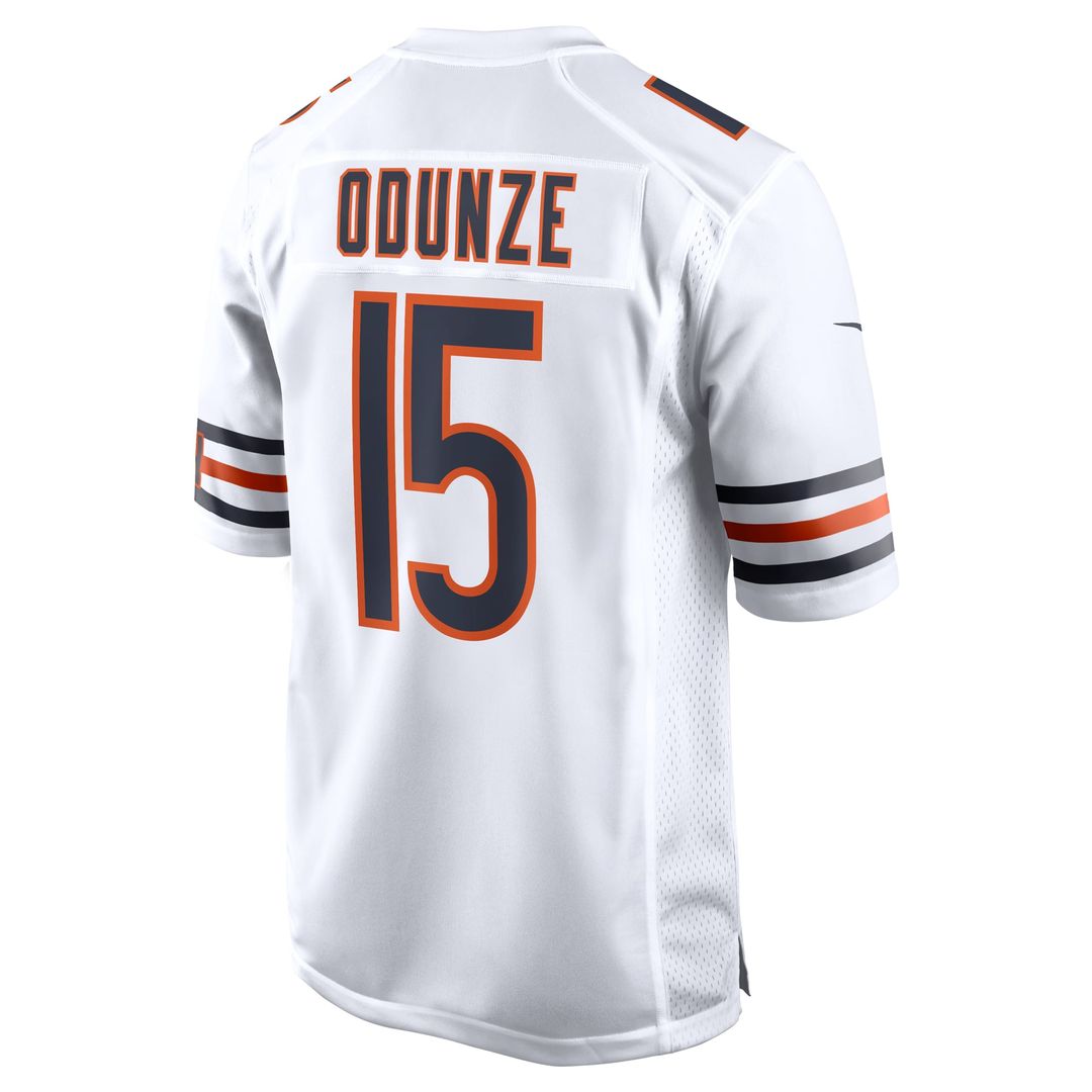 Chicago Bears Rome Odunze White Game Jersey