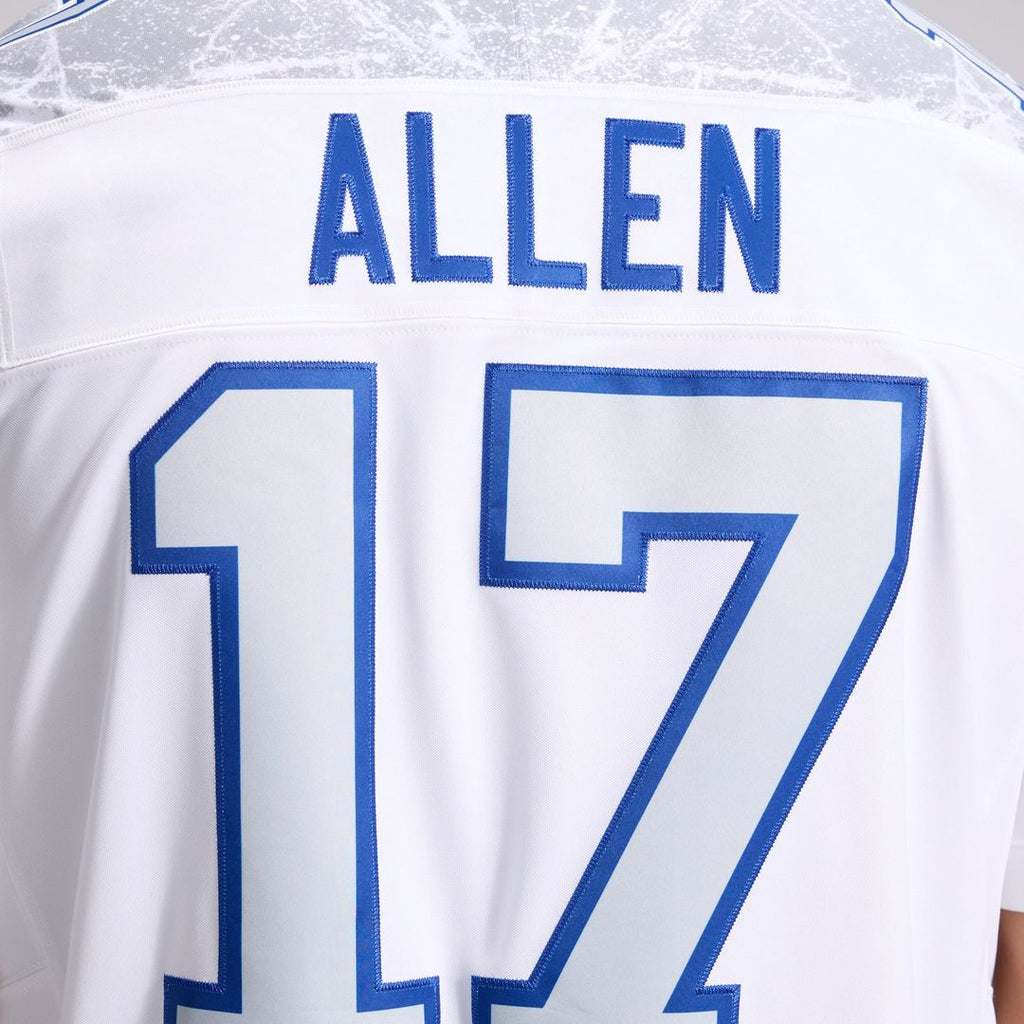 Buffalo Bills Josh Allen White Rivalries Collection Stitched Limited Jersey
