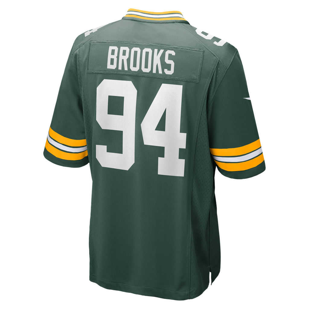 Green Bay Packers Karl Brooks Green Game Jersey