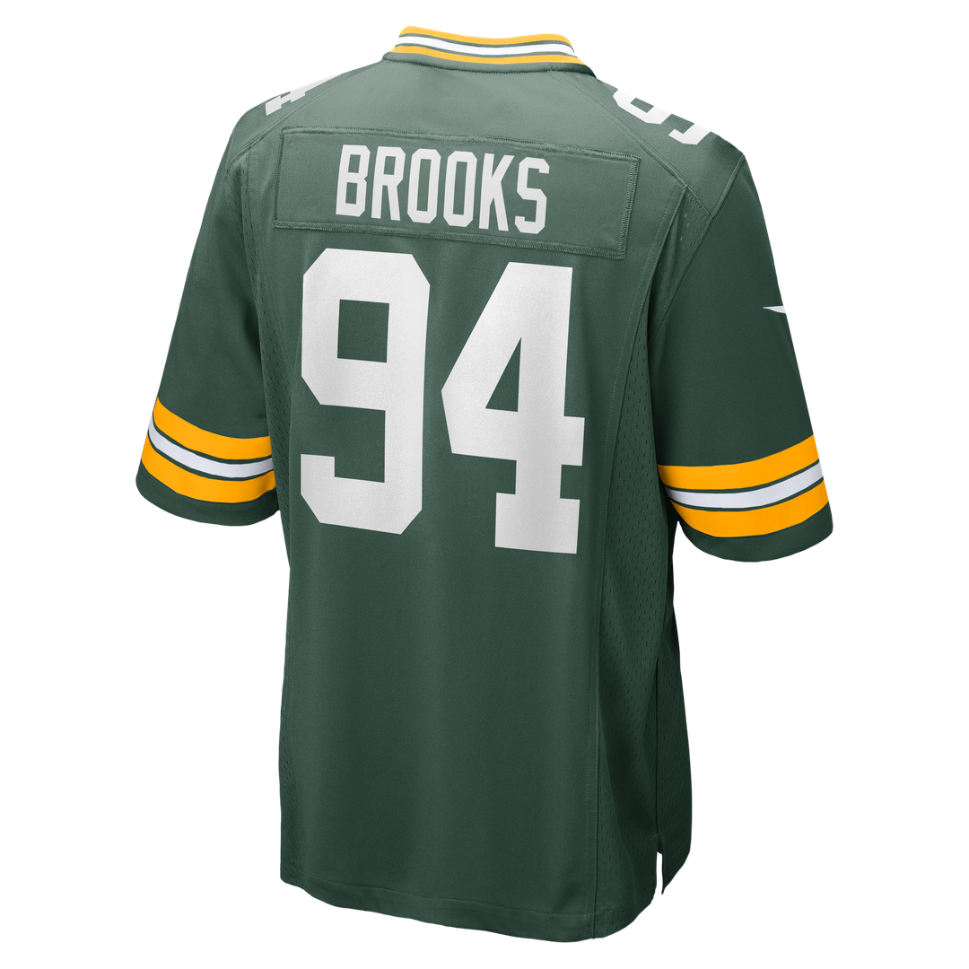 Green Bay Packers Karl Brooks Green Game Jersey