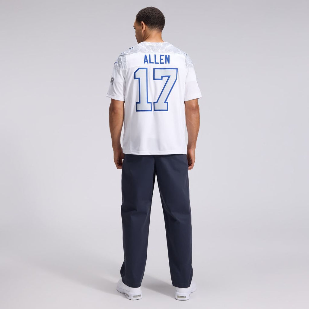 Buffalo Bills Josh Allen White Rivalries Collection Stitched Limited Jersey