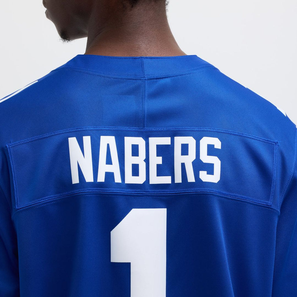 New York Giants Malik Nabers Royal Vapor F.U.S.E. Limited Jersey