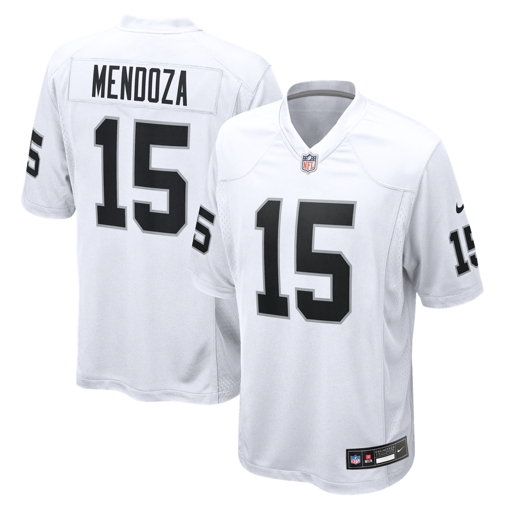 Las Vegas Raiders Fernando Mendoza White Game Player Jersey