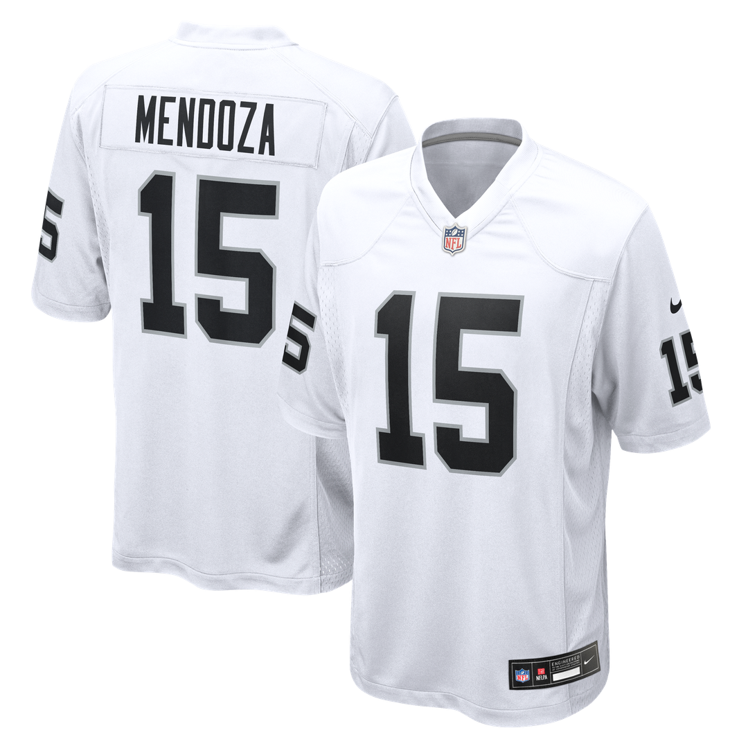 Las Vegas Raiders Fernando Mendoza White Game Player Jersey