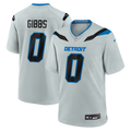 Detroit Lions Jahmyr Gibbs Silver 2026 Rivalries Collection Game Jersey