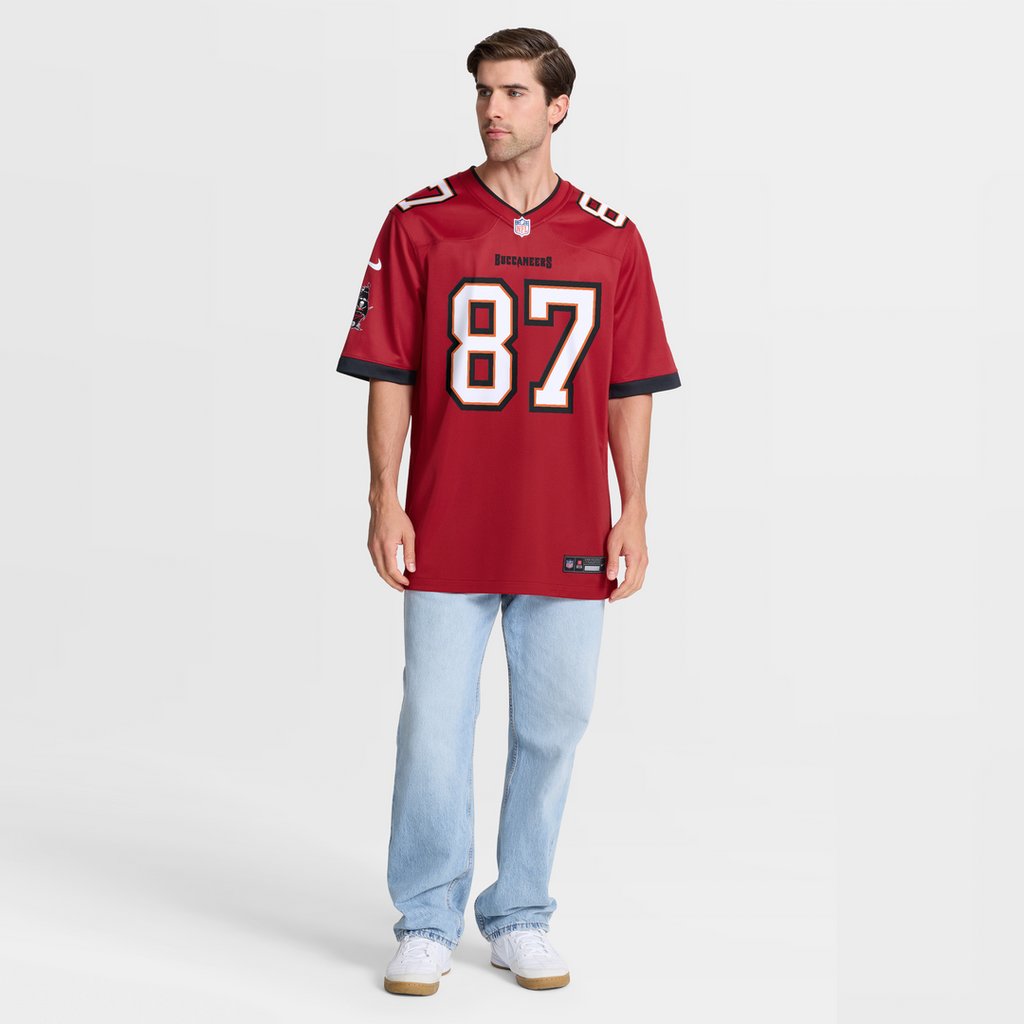 Tampa Bay Buccaneers Payne Durham Red Game Jersey