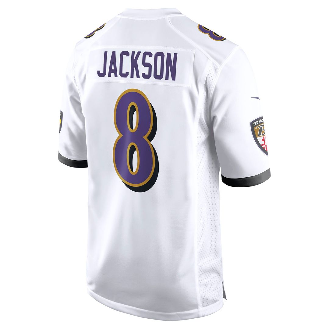 Baltimore Ravens Lamar Jackson Black Alternate Game Jersey