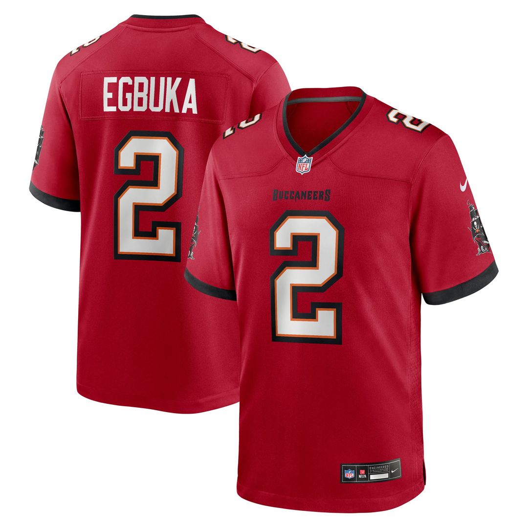 Tampa Bay Buccaneers Emeka Egbuka White Game Jersey