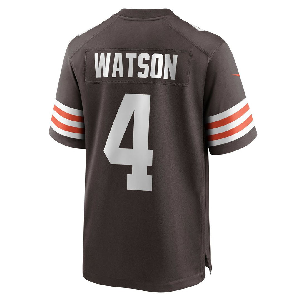Cleveland Browns Deshaun Watson White Game Jersey